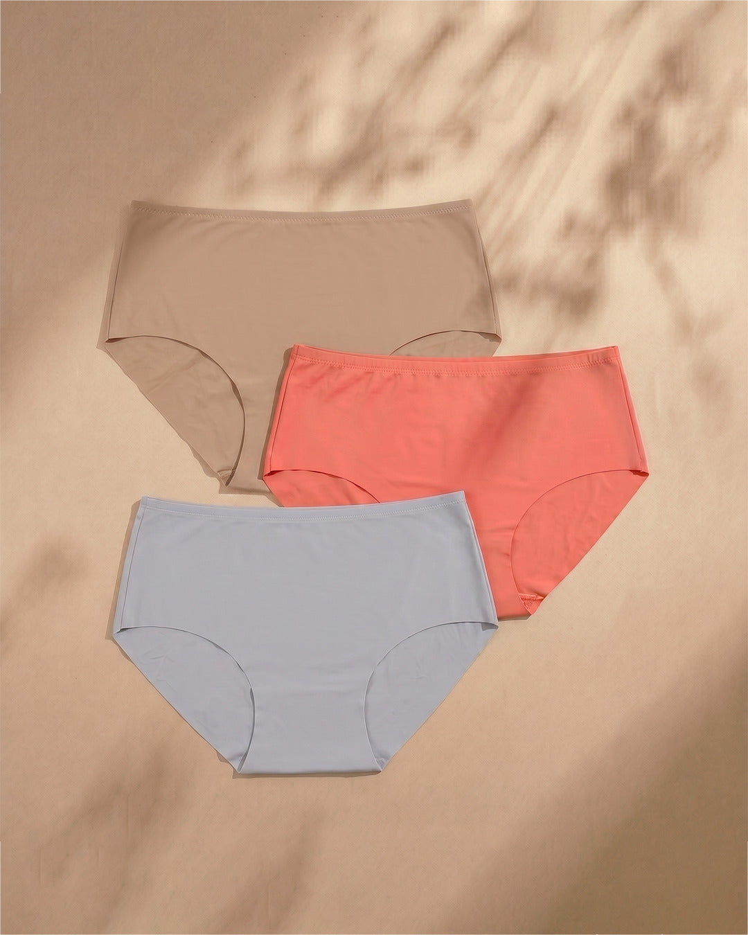 Women's Seamless Lycra Panty Pack of 6 | Soft Stretch Everyday Briefs