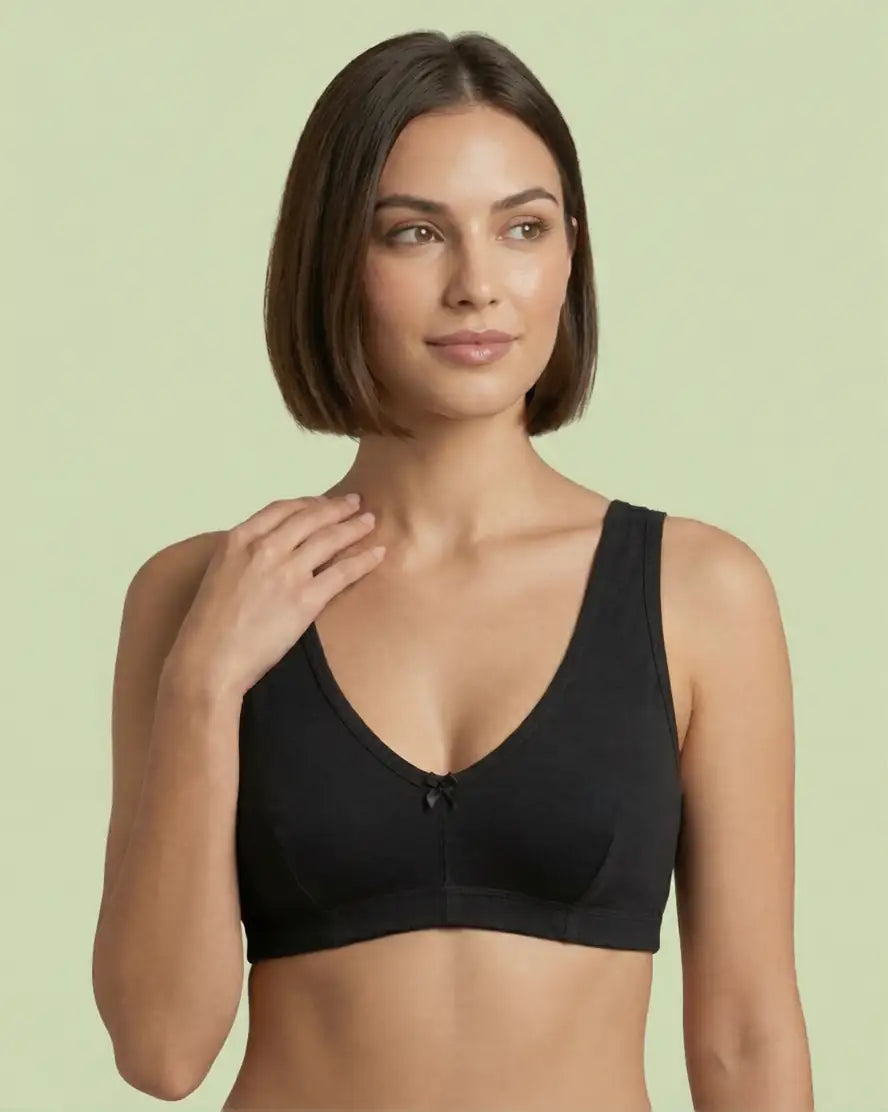 Cotton Sports Bra – Soft Stretch Comfort Fit | ve1gib-3k.myshopify.com