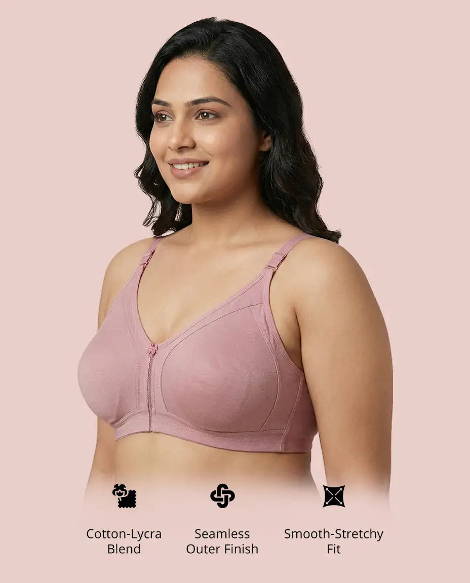 Full Coverage Cotton Blend Bra – Comfortable Fit | ve1gib-3k.myshopify.com