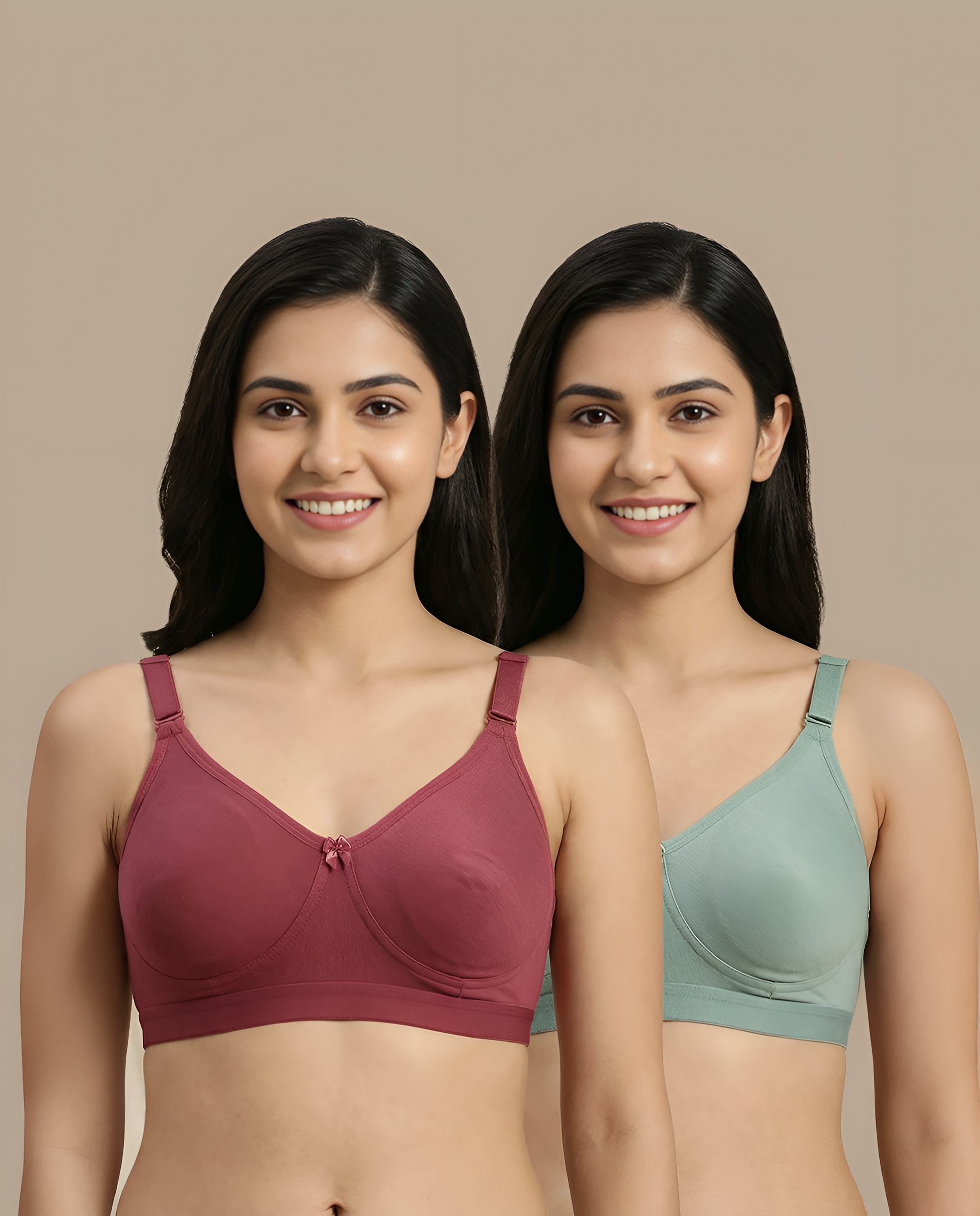 Moulded C Cup Bra – Elegant Daily Duo | Pack of 2 | ve1gib-3k.myshopify.com