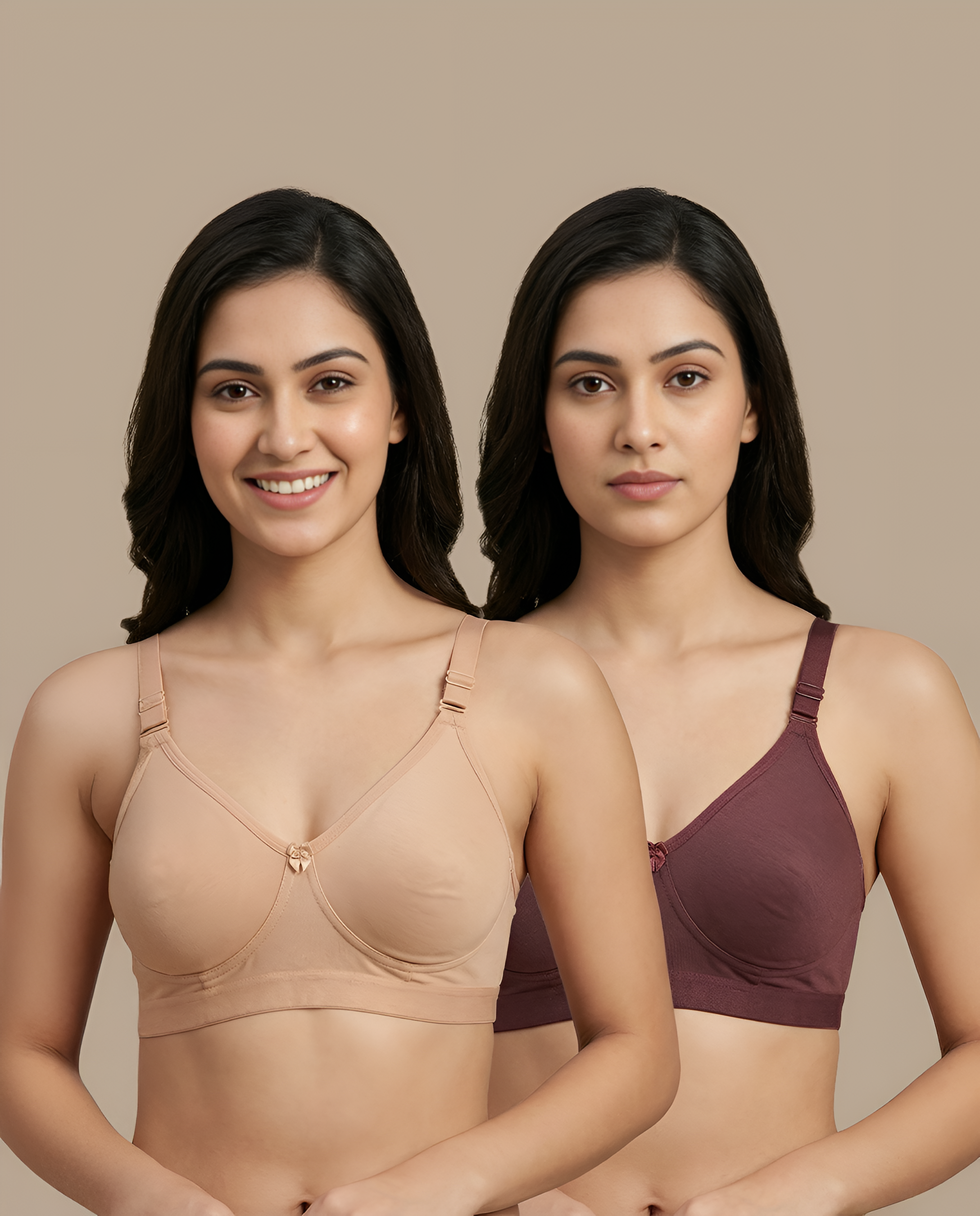 Moulded C Cup Bra – Everyday Comfort Duo | Pack of 2 | ve1gib-3k.myshopify.com