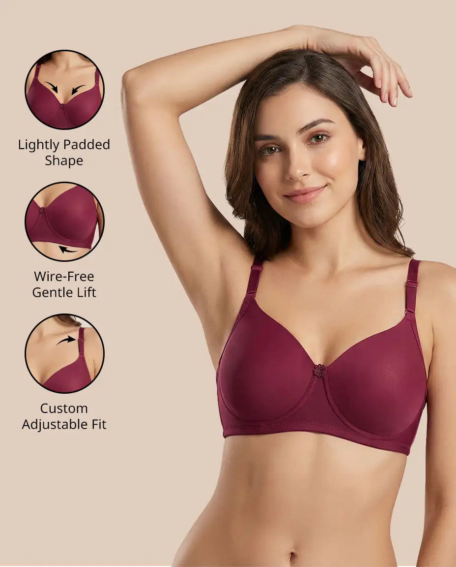 Stretch Lycra Padded Bra – Daily Comfort Wear | ve1gib-3k.myshopify.com