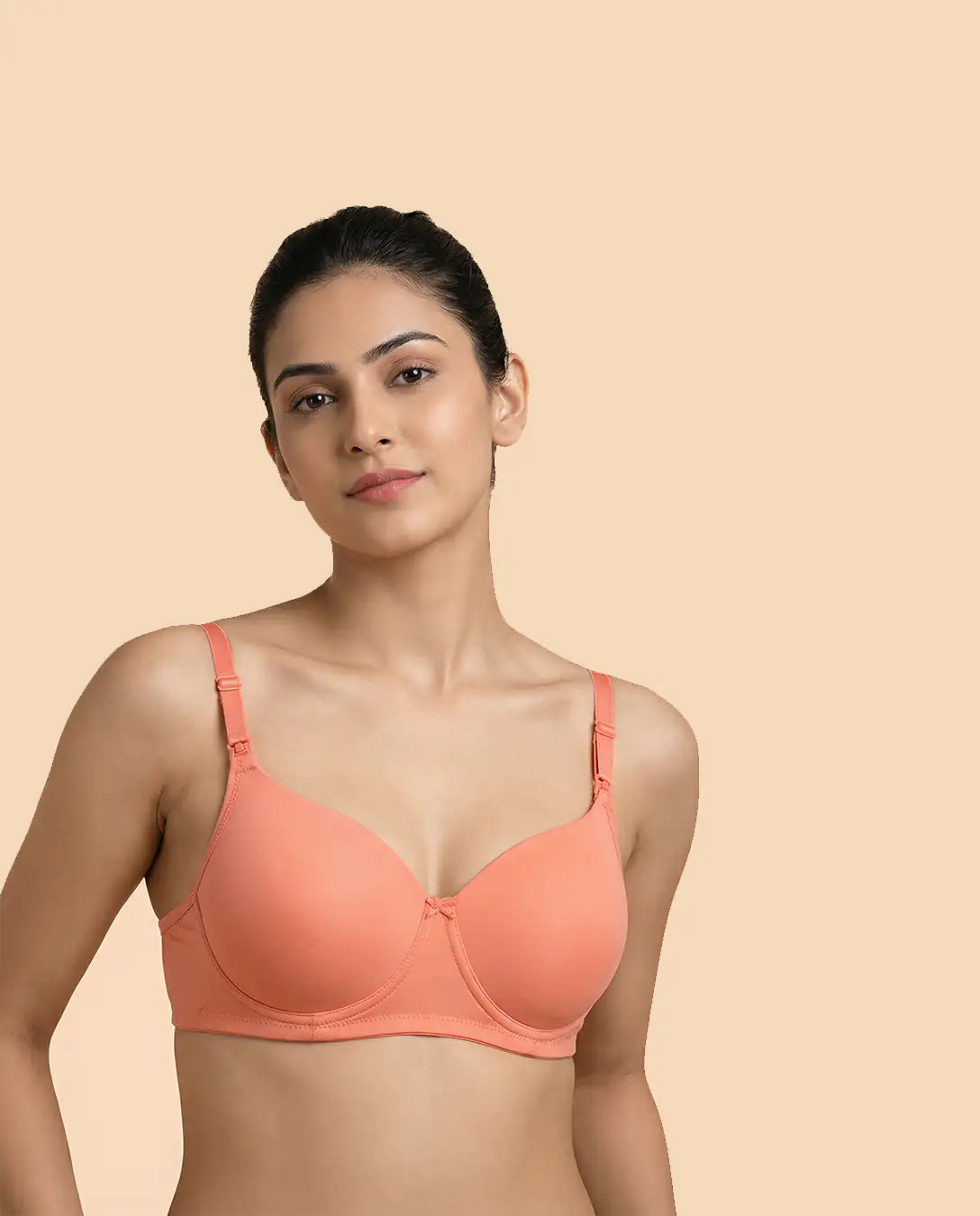 Stretch Lycra Padded Bra – Daily Comfort Wear | ve1gib-3k.myshopify.com