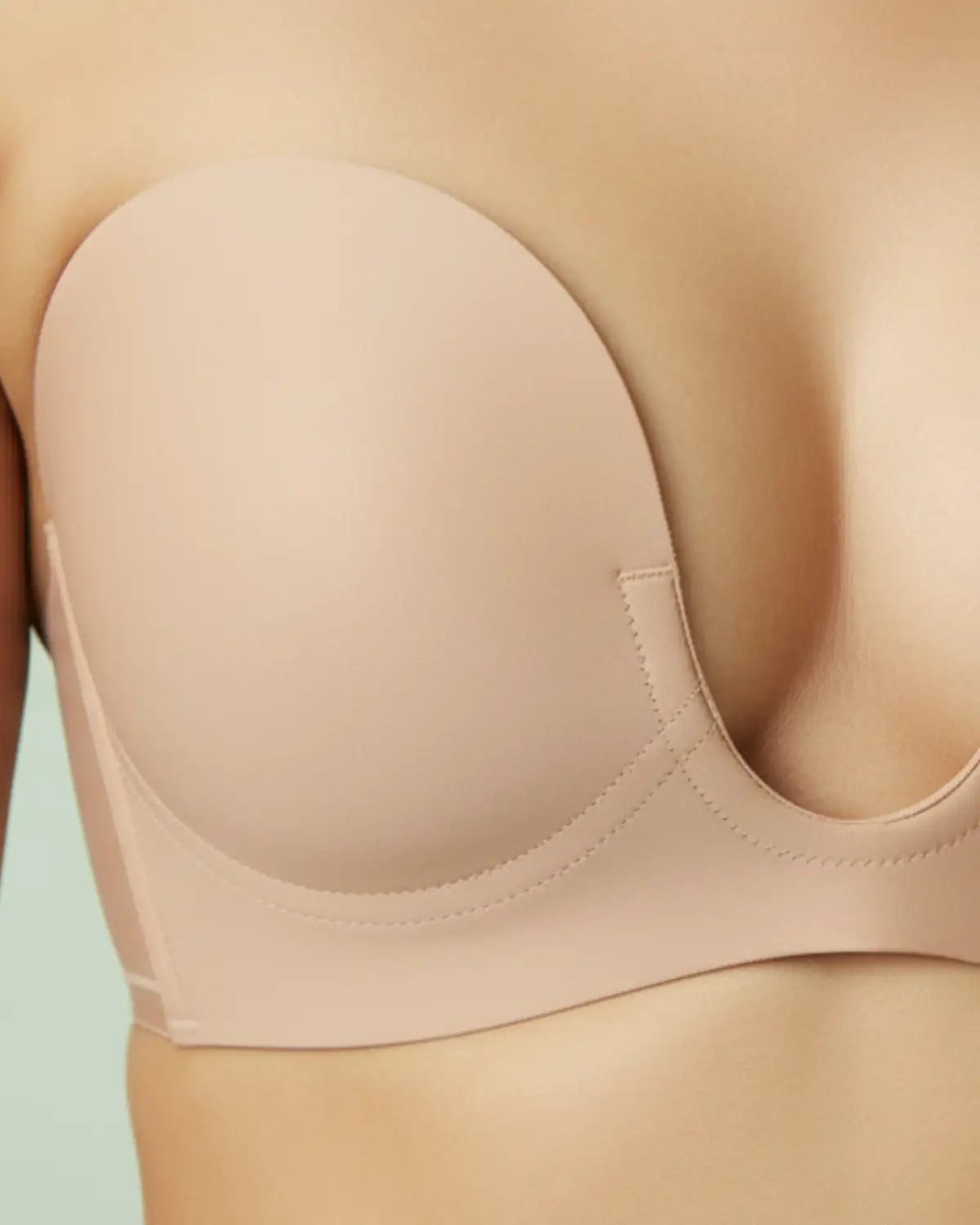 U-Plunge Strapless C Cup Bra – Deep Neck Invisible Support | ve1gib-3k.myshopify.com
