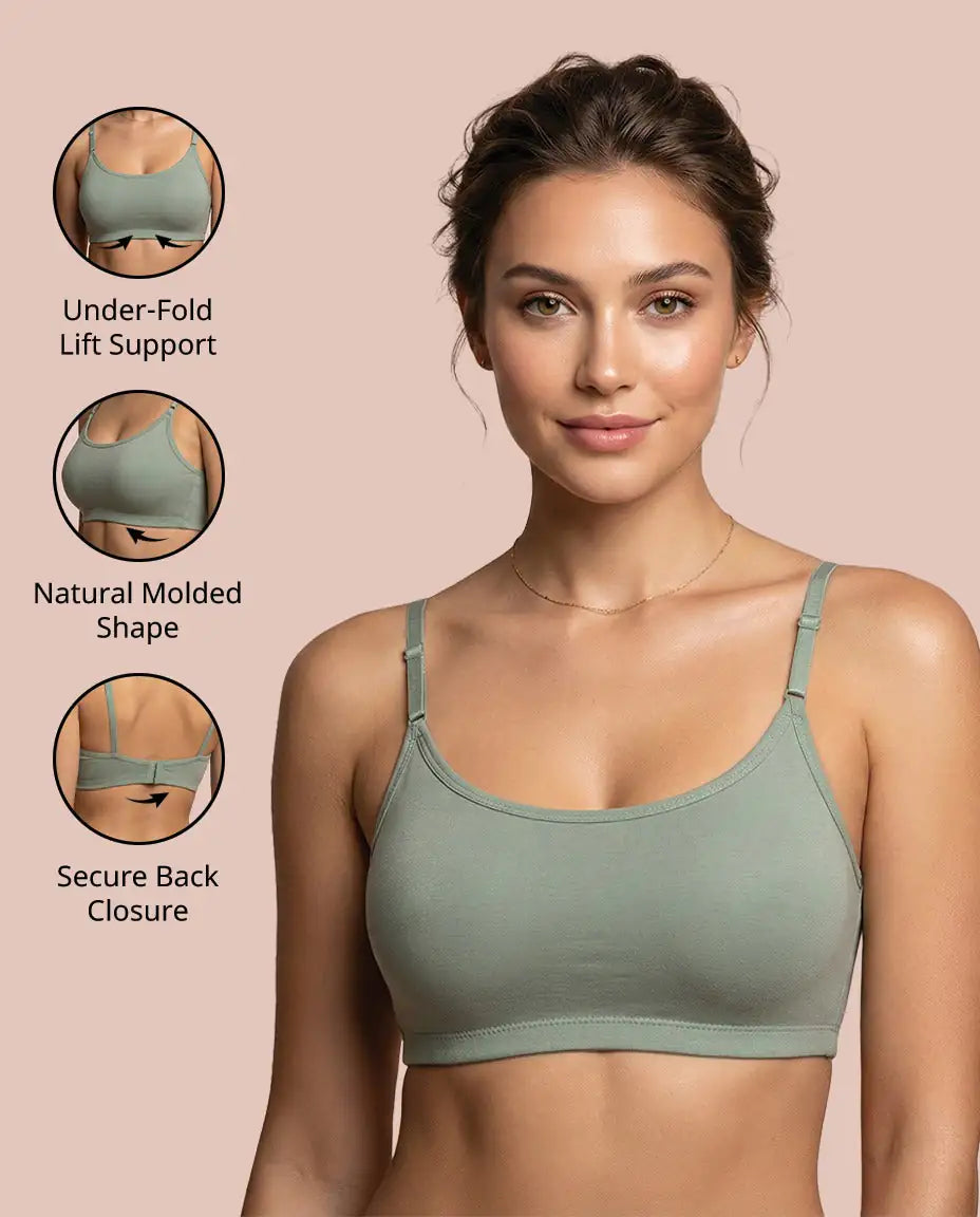 Underfold Cotton Blend Bra – Soft Everyday Comfort | ve1gib-3k.myshopify.com
