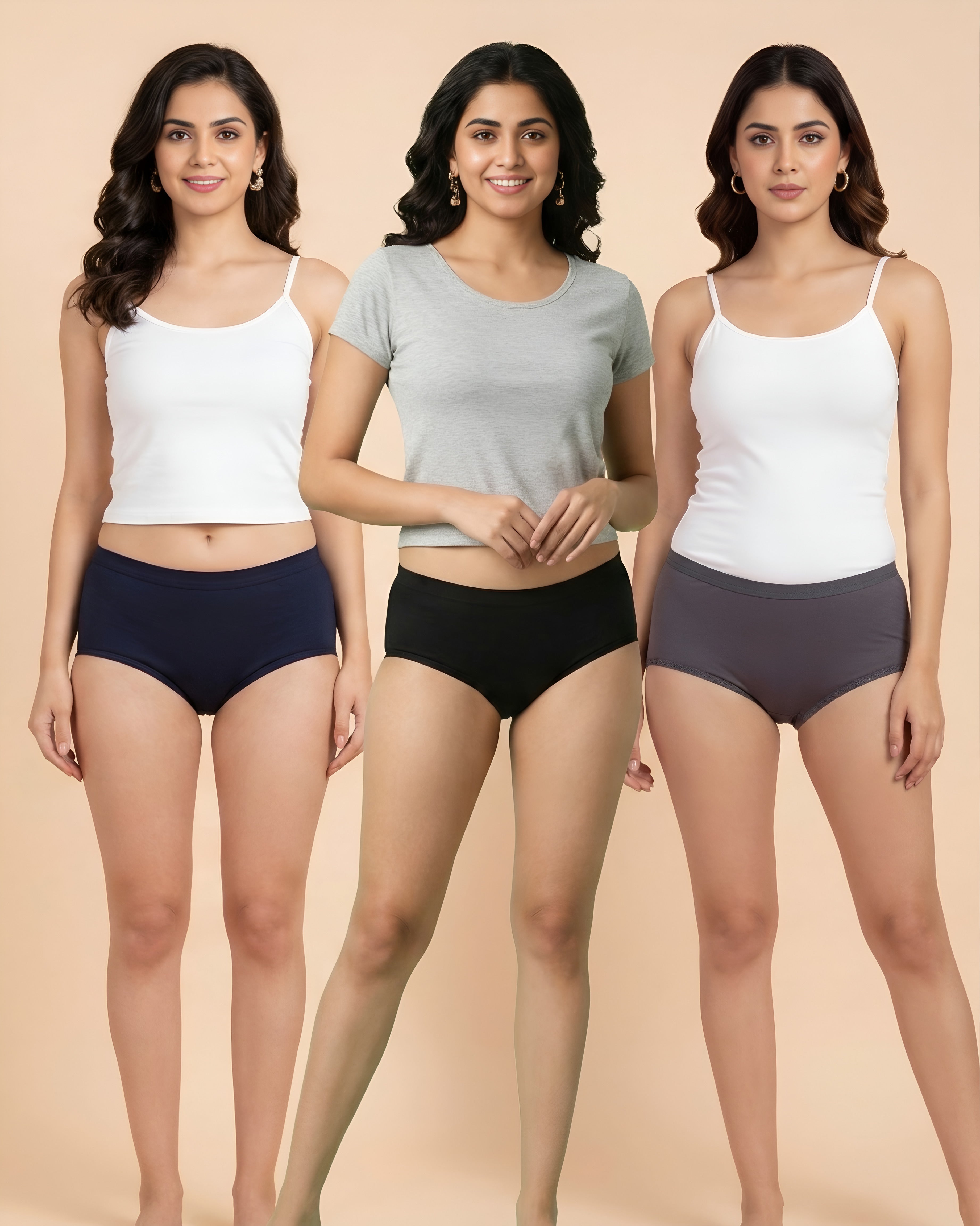 Cotton Panty Combo – Daily Essentials | Pack of 3