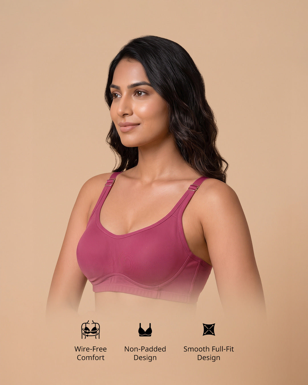 Plus Size Lightly Padded Bra | Ocean Bloom Duo | Pack of 2