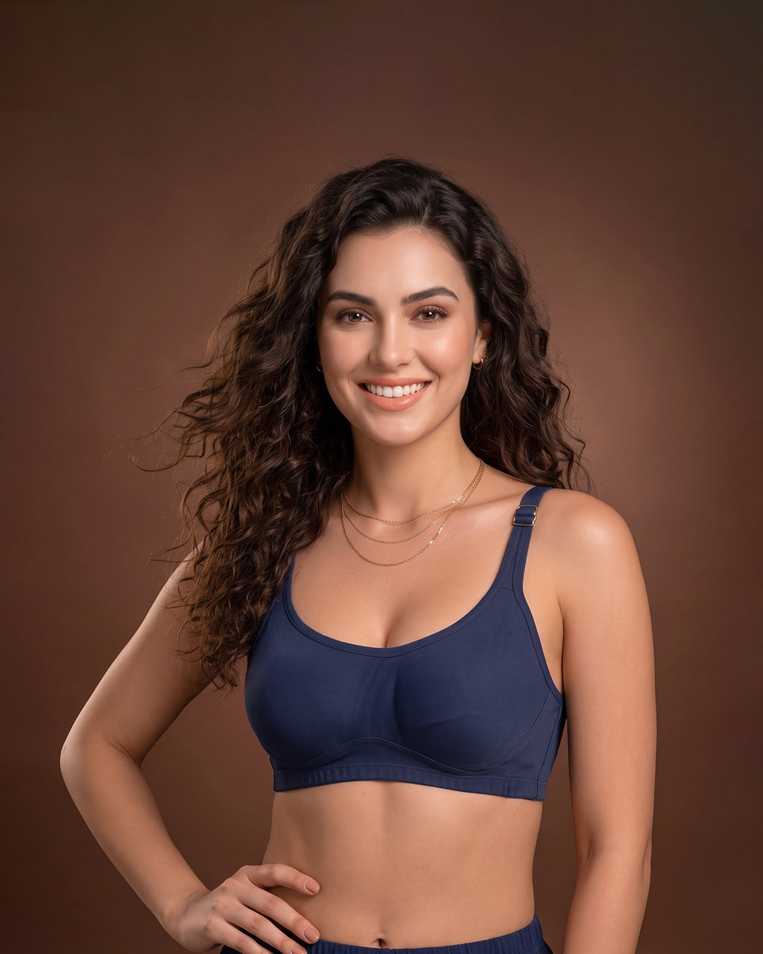 Plus Size Lightly Padded Bra | Ocean Bloom Duo | Pack of 2