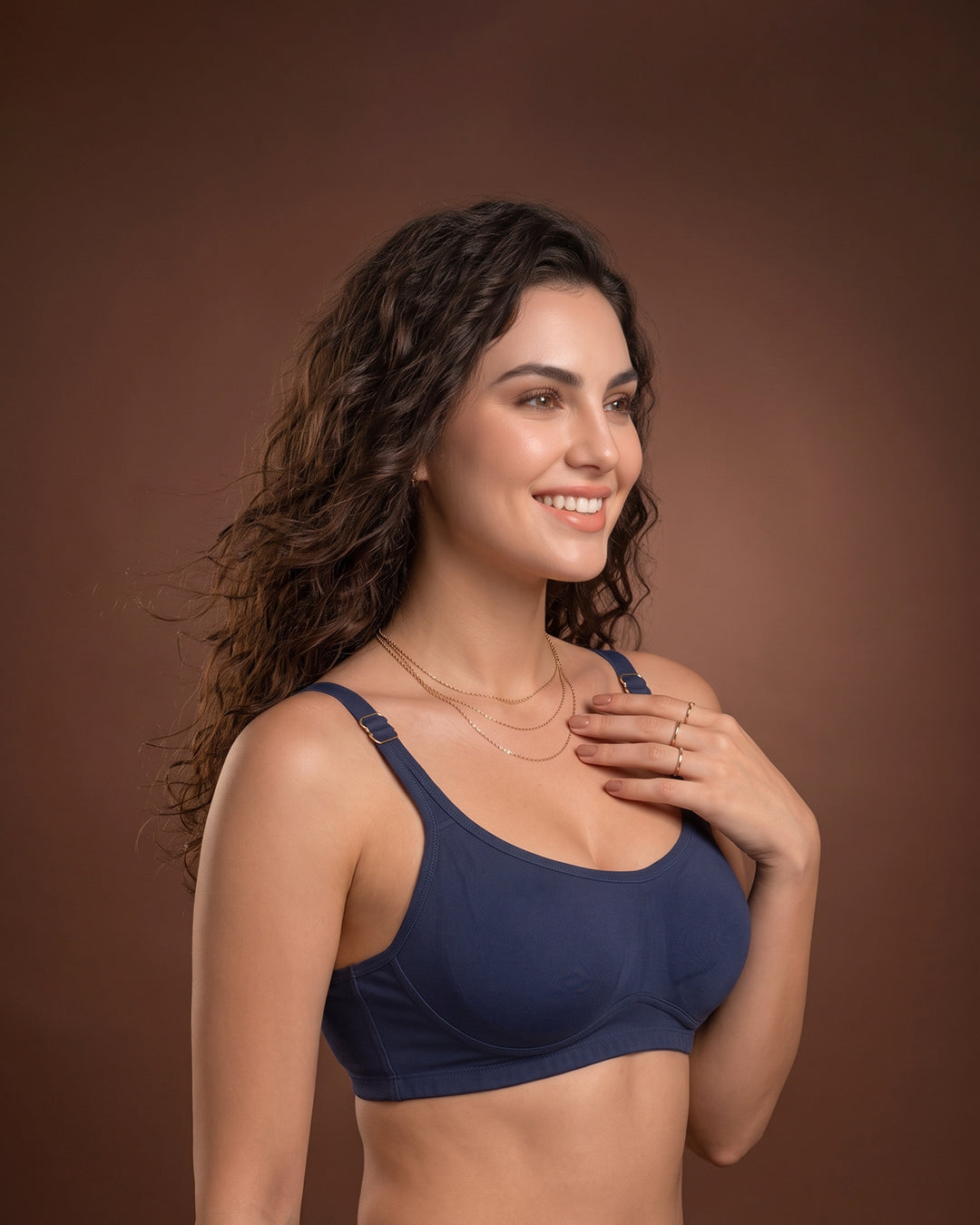 Plus Size Lightly Padded Bra | Ocean Bloom Duo | Pack of 2
