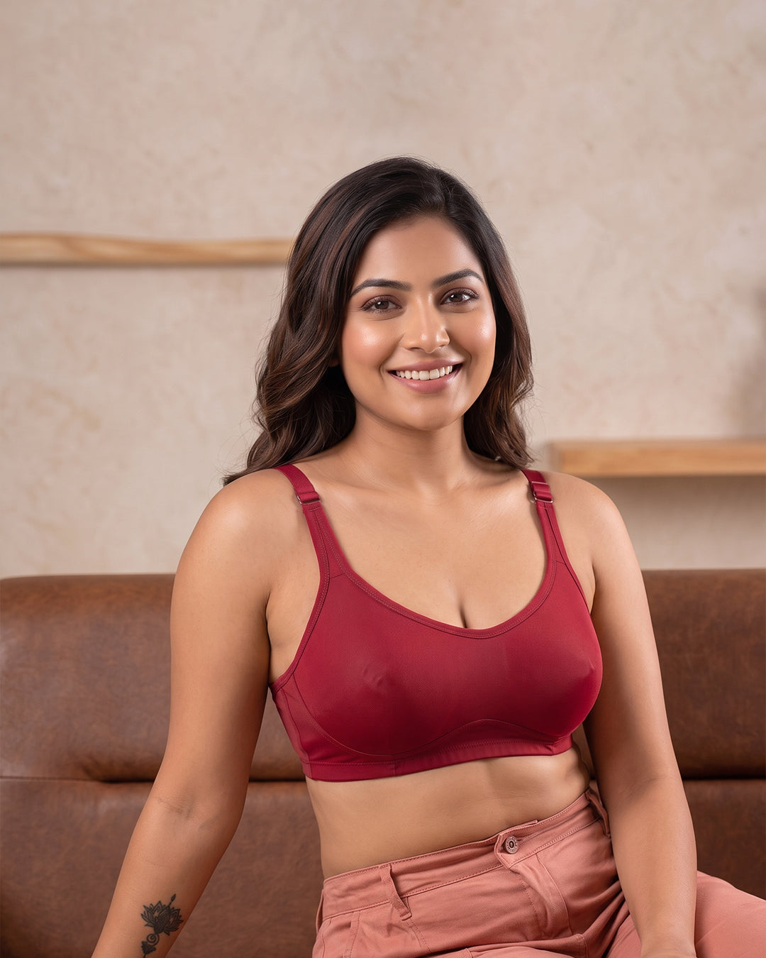 Plus Size Lightly Padded Bra | Forest Flame Duo | Pack of 2