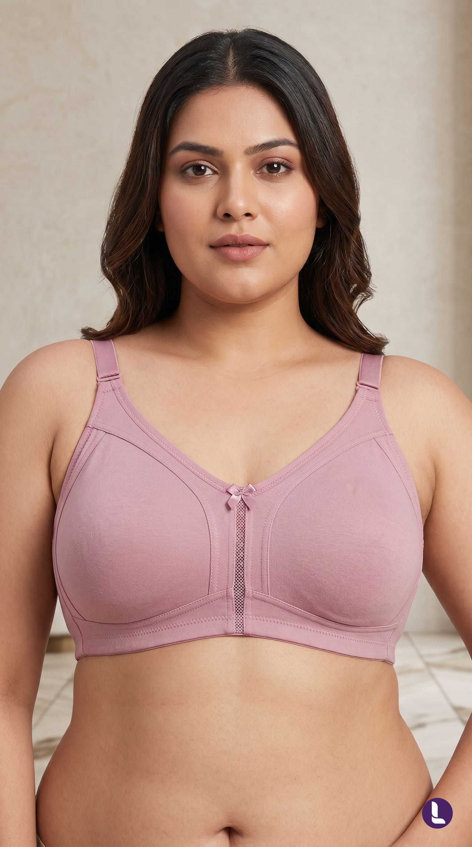 Full Coverage Premium  Wire-Free Bra Combo Pack of 2 – Rose Mint & Lilac Cloud