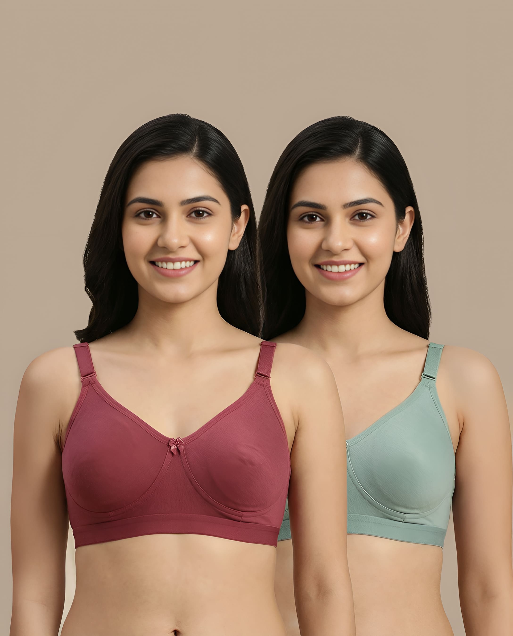 Moulded C Cup Bra – Elegant Daily Duo | Pack of 2