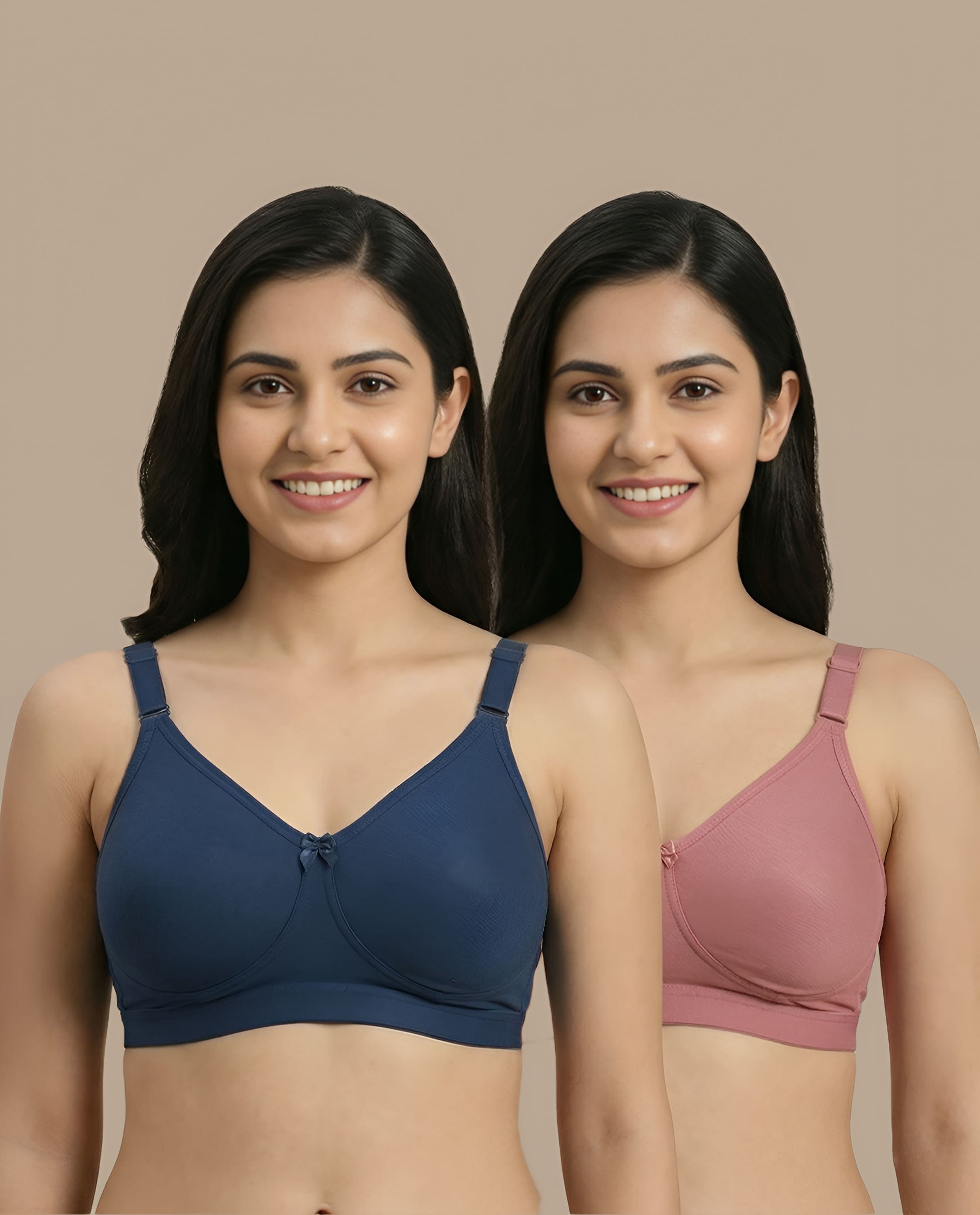 Moulded C Cup Bra – Royal Bold Duo | Pack of 2