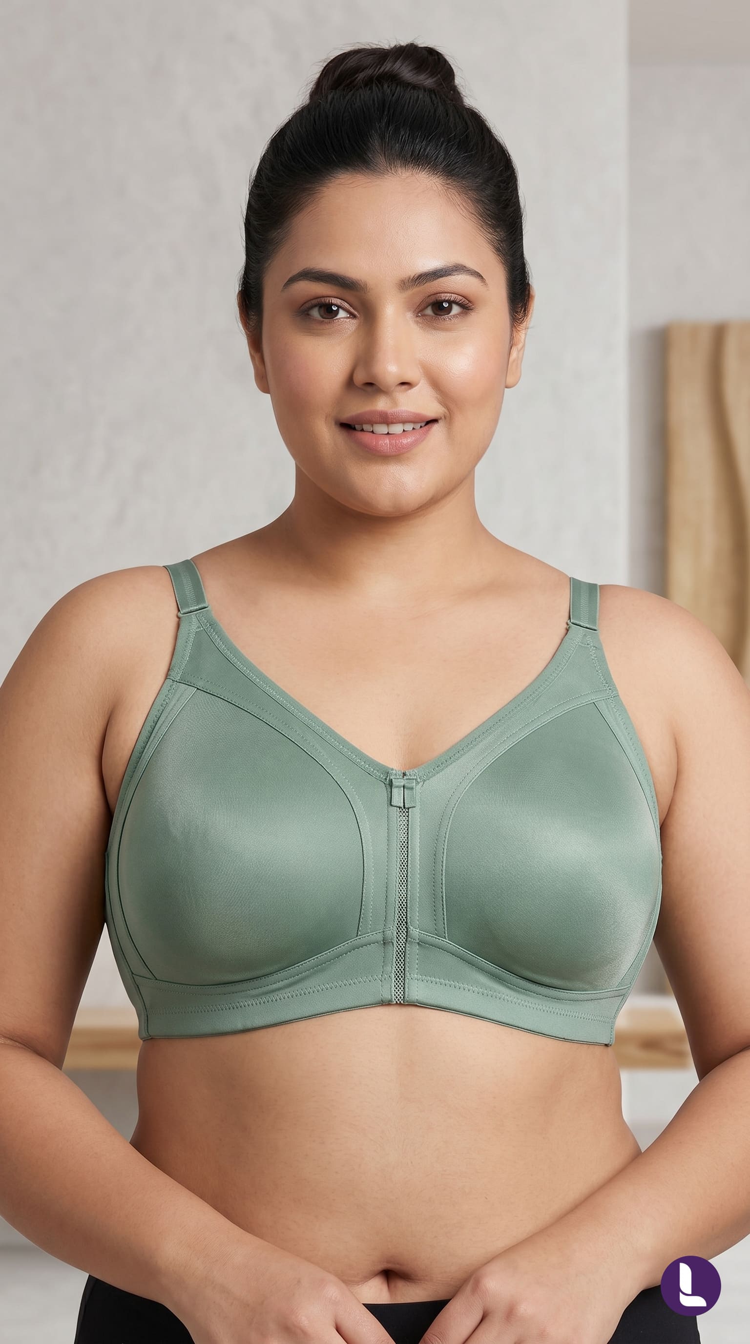 Full Coverage Premium  Wire-Free Bra Combo Pack of 2 – Sage Bloom & Berry Rush