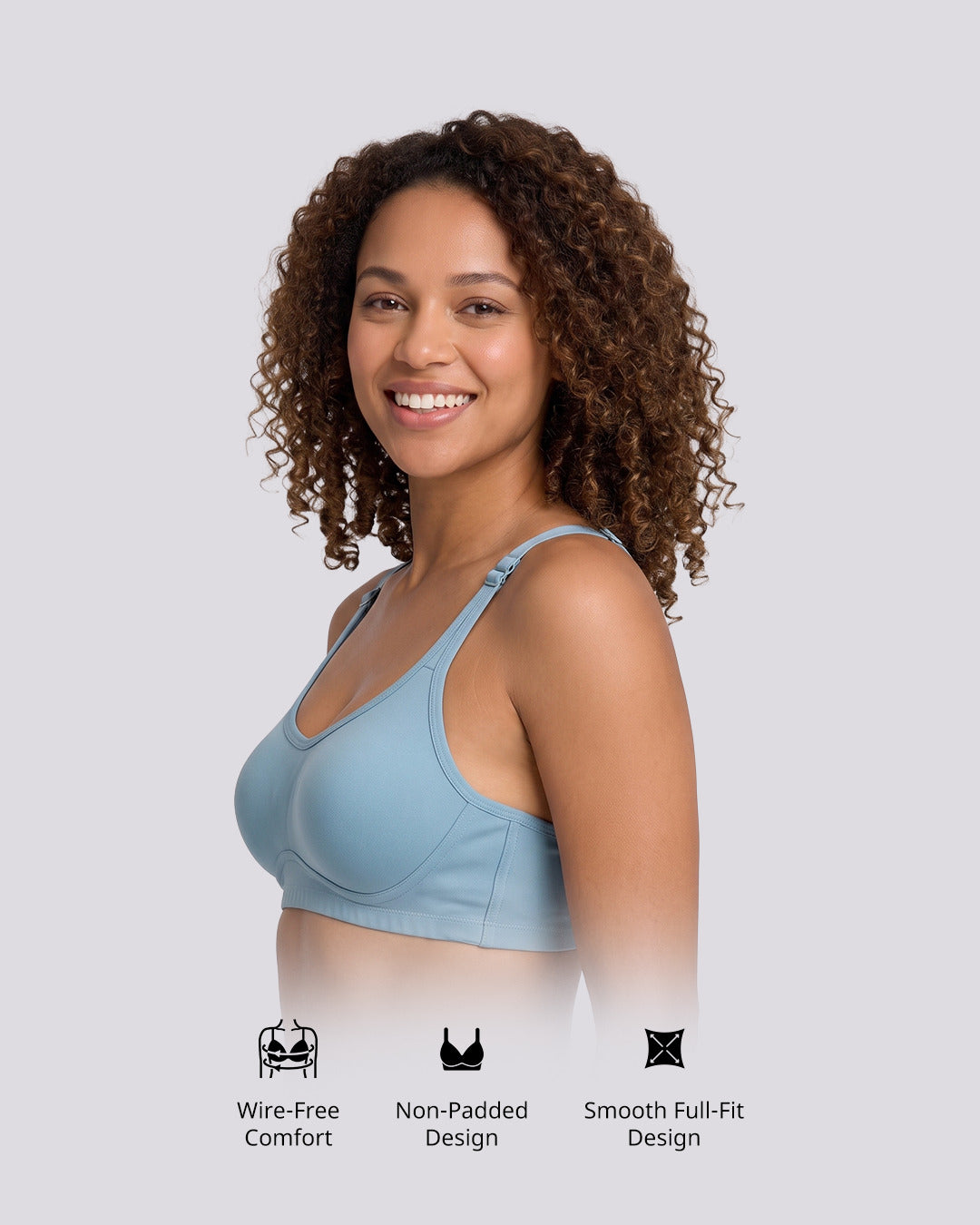 Plus Size Lightly Padded Bra | Midnight Sky Duo | Pack of 2